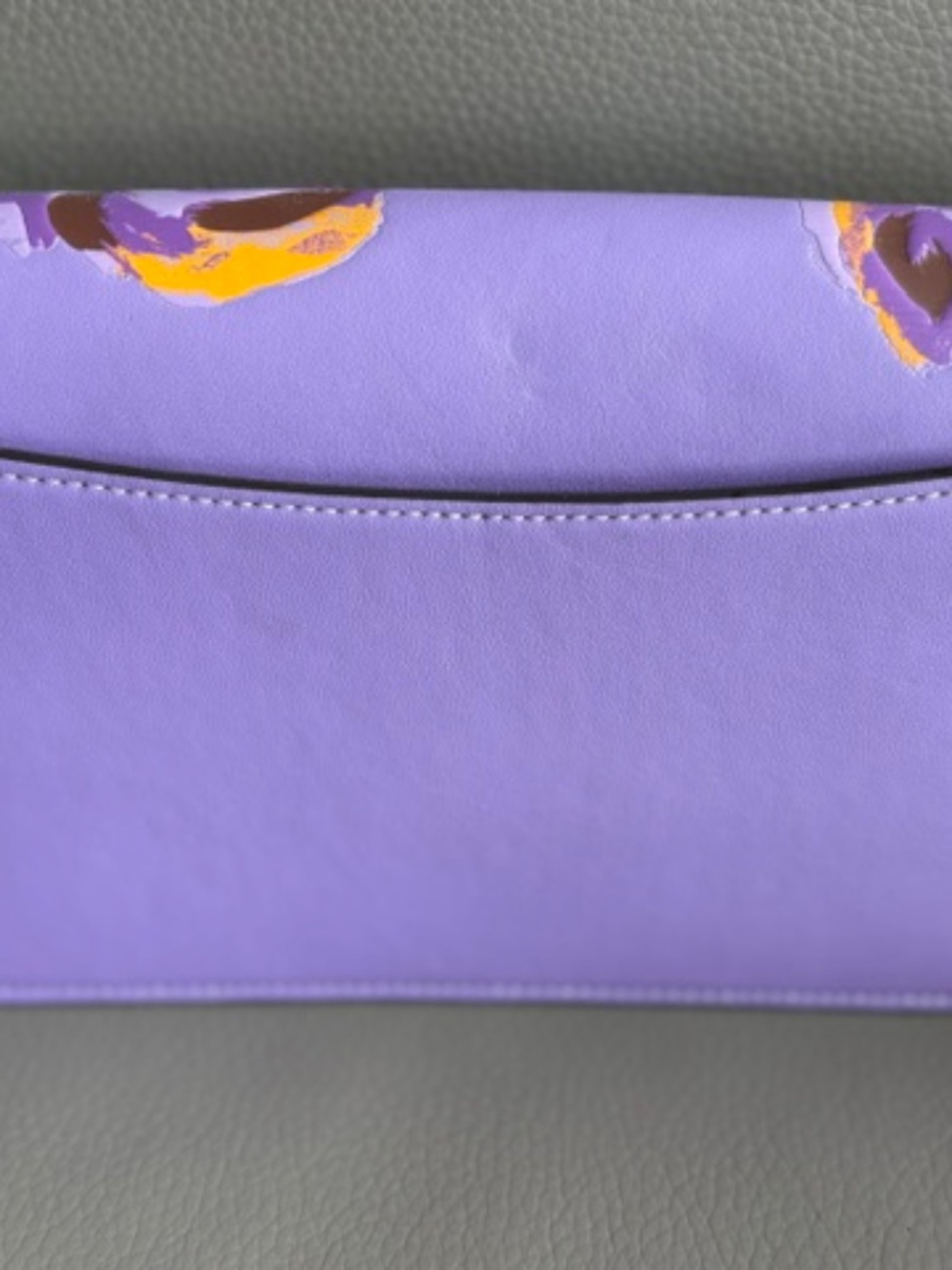 COACH Morgan Iris Multi Shoulder Bag with Rose Print lavender NWT - Picture 10 of 16